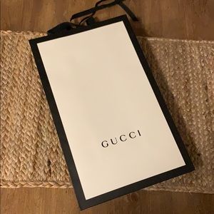 Authentic Gucci Tall Shopping Bag